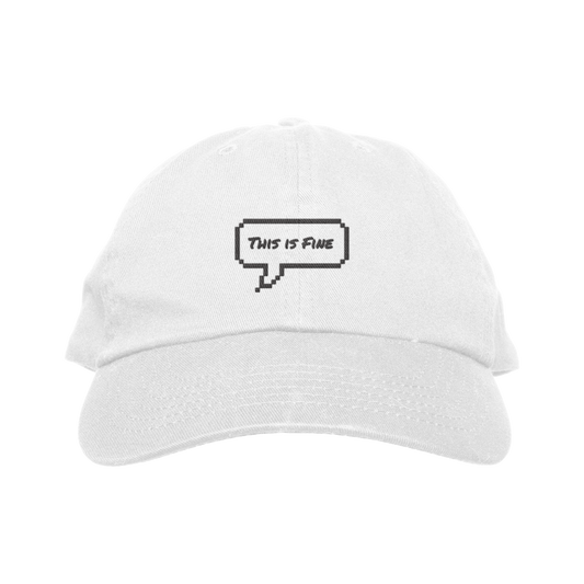 This Is Fine Dad Hat