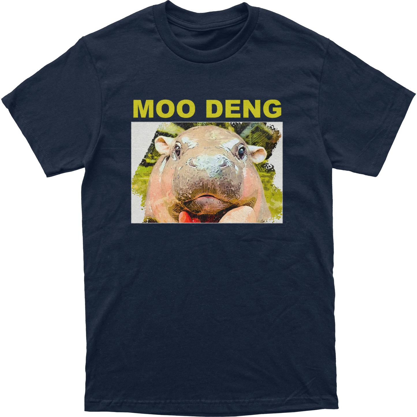 Moo Deng Illustrative Tee